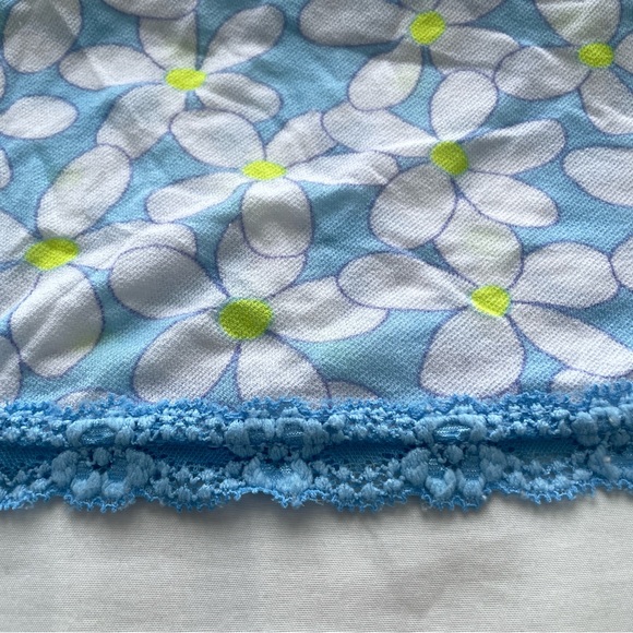 (SOLD ON DEPOP)LA SENZA daisy camisole lingerie tank top w/ floral lace details - Picture 3 of 7